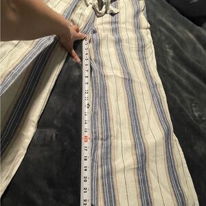 Striped Blue and White Pants